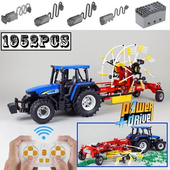 NAUJAS 1:17 masto modelis ūkių Pottinger VIRŠUJE 762C windrower traktoriaus kūrimo bloką nuotolinio asamblėjos žaislo modelis berniuko gimtadienio dovana